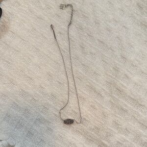 Kendra Scott Elegant Silver Pendant Necklace